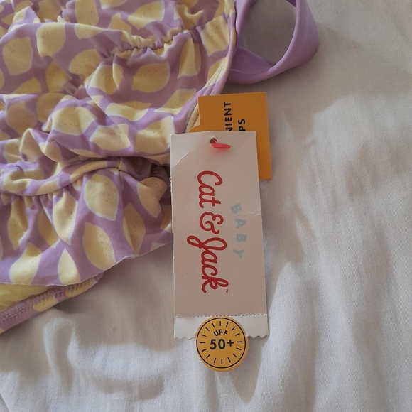 ● Cat & Jack | Lemon One Piece Swim - Picture 9 of 10